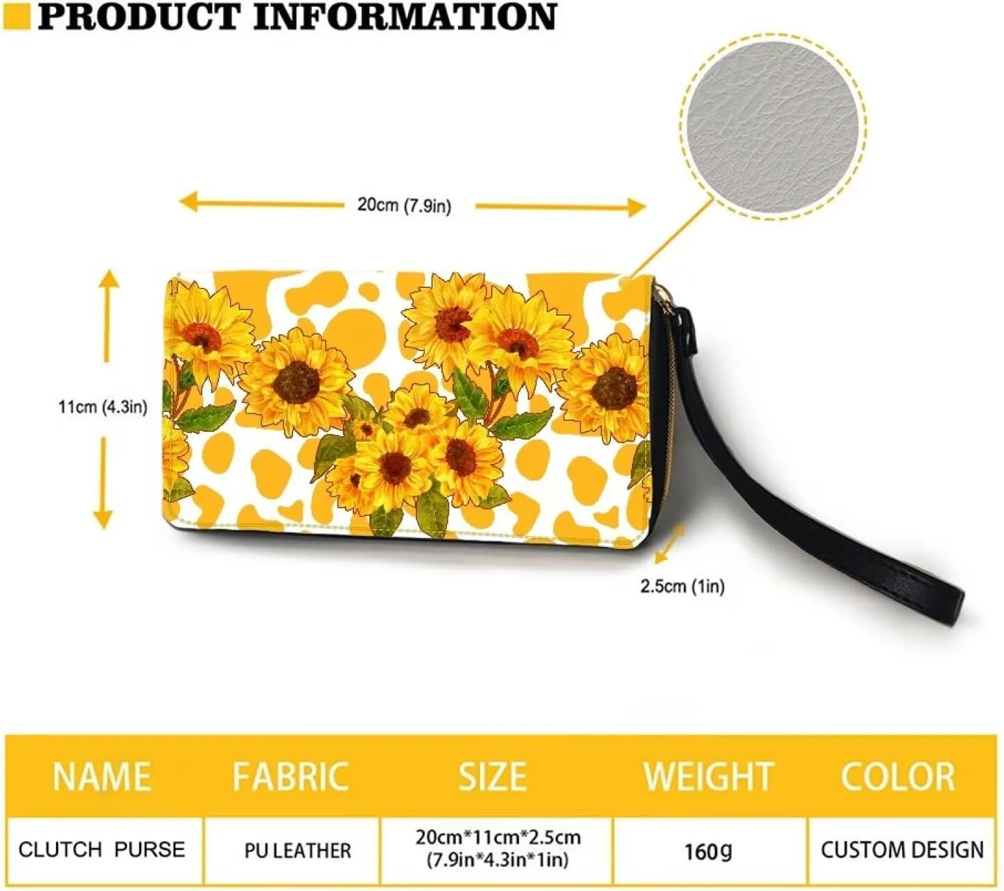 Women Clutch Wallet With Coin Pocket Blue Dolphin Print Credit Card Holder Purse Long PU Leather Cash With Wristlet