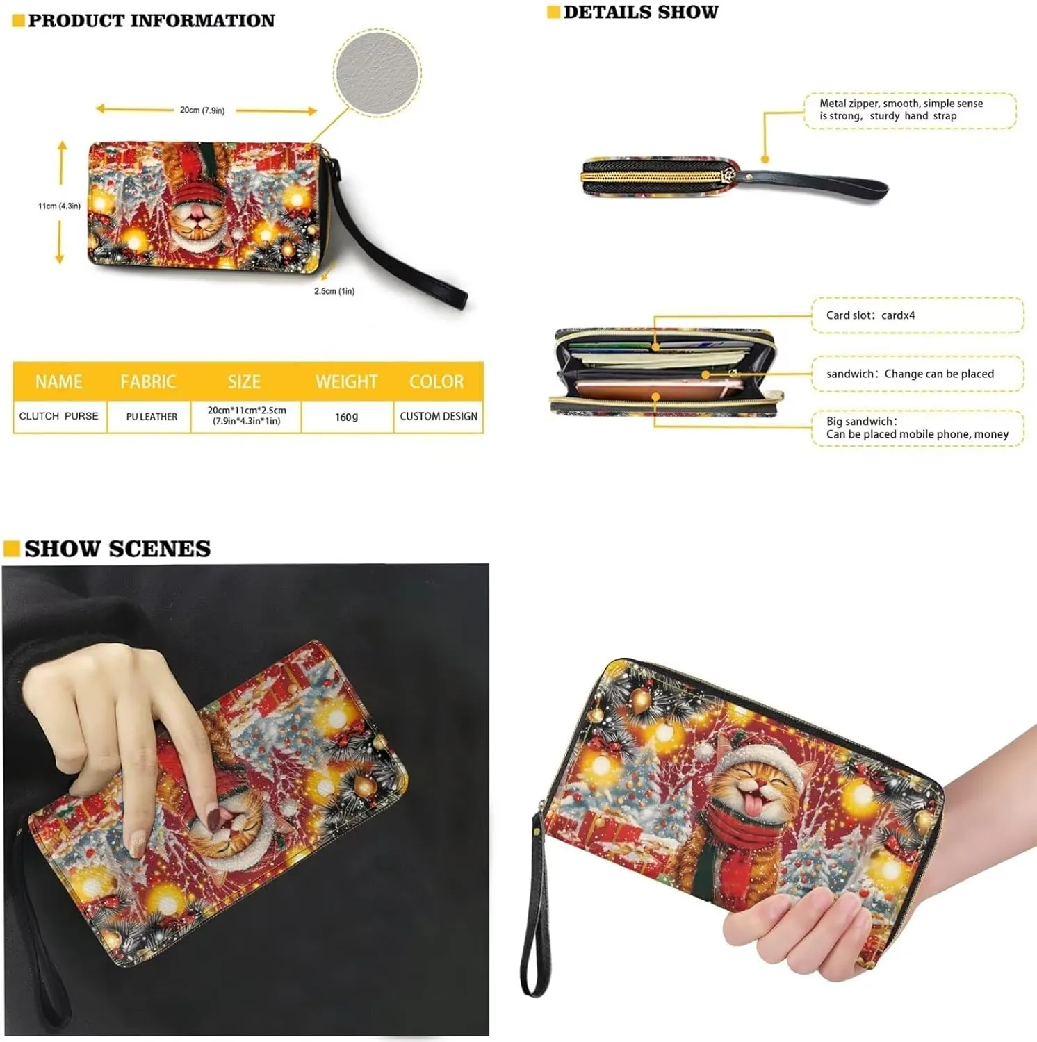 Women Handbags Purses Large Top Handle Bags/PU Leather Long Wallets/Small Make Up Pouch