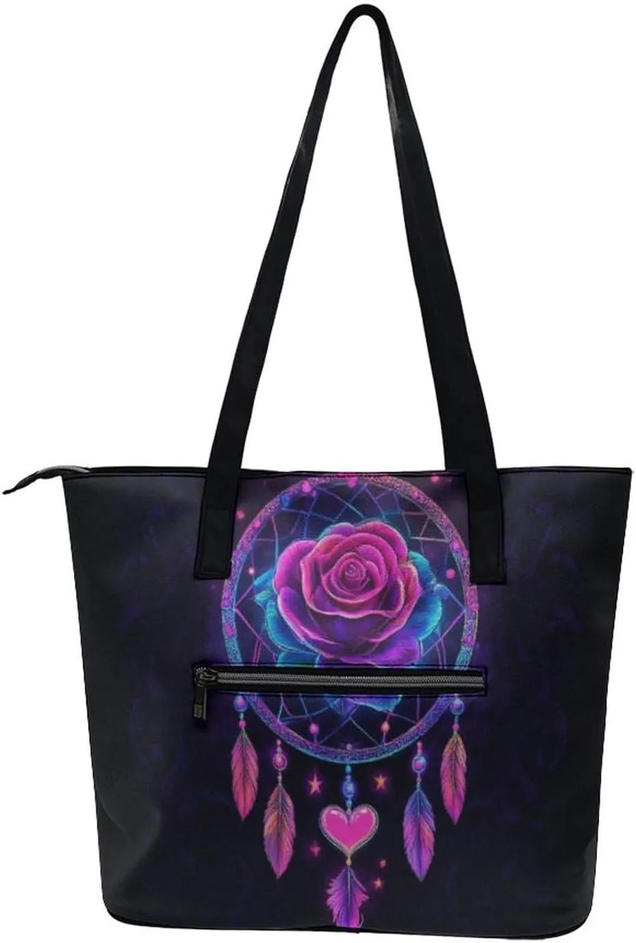 Women Tote Bags Casual Handbags PU Leather Shoulder Travel Bag