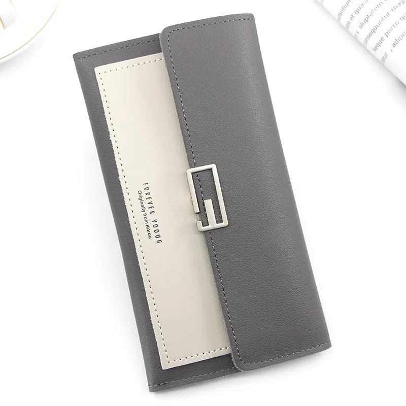 Women's Beautiful Durable Korean Clutch Long Ladies Wallets