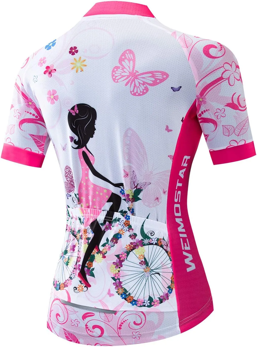 Women's Cycling Jersey Bike Shirts Short Sleeve Ladies Bicycle Clothing MTB Cycle Jacket