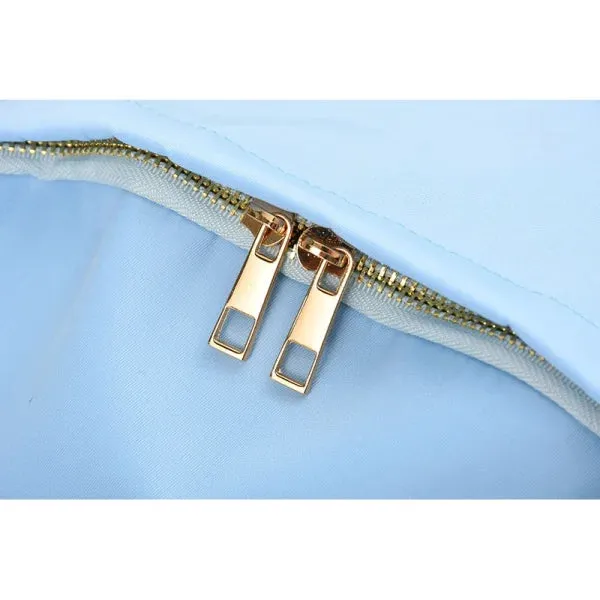 Women's Fashion Soft Handle Bag with Zipper Pocket