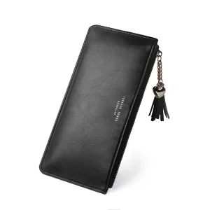 Women's Long Mobile Bright Leather Sweet Ladies Wallets