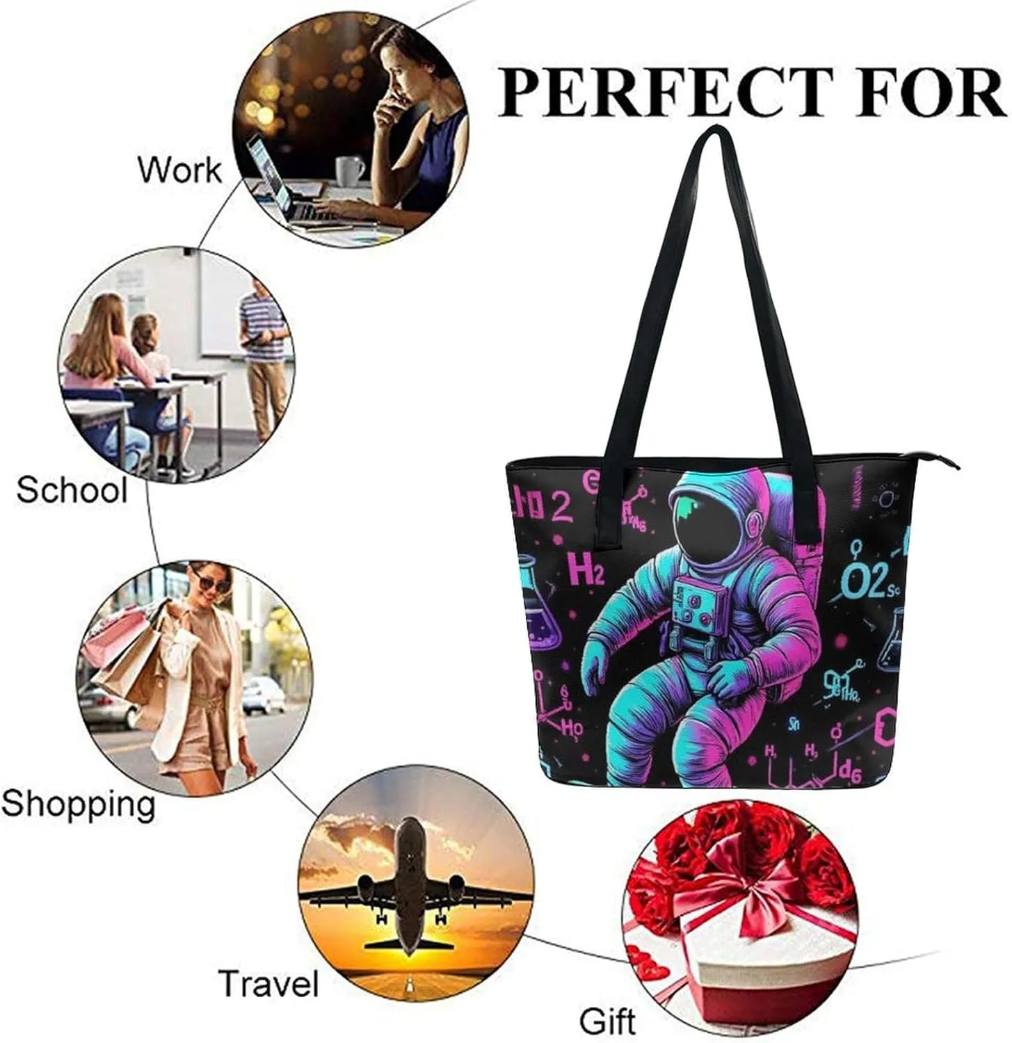 Women's Shoulder Hand Bag Tote Handbags Shopping Casual Travel Bag