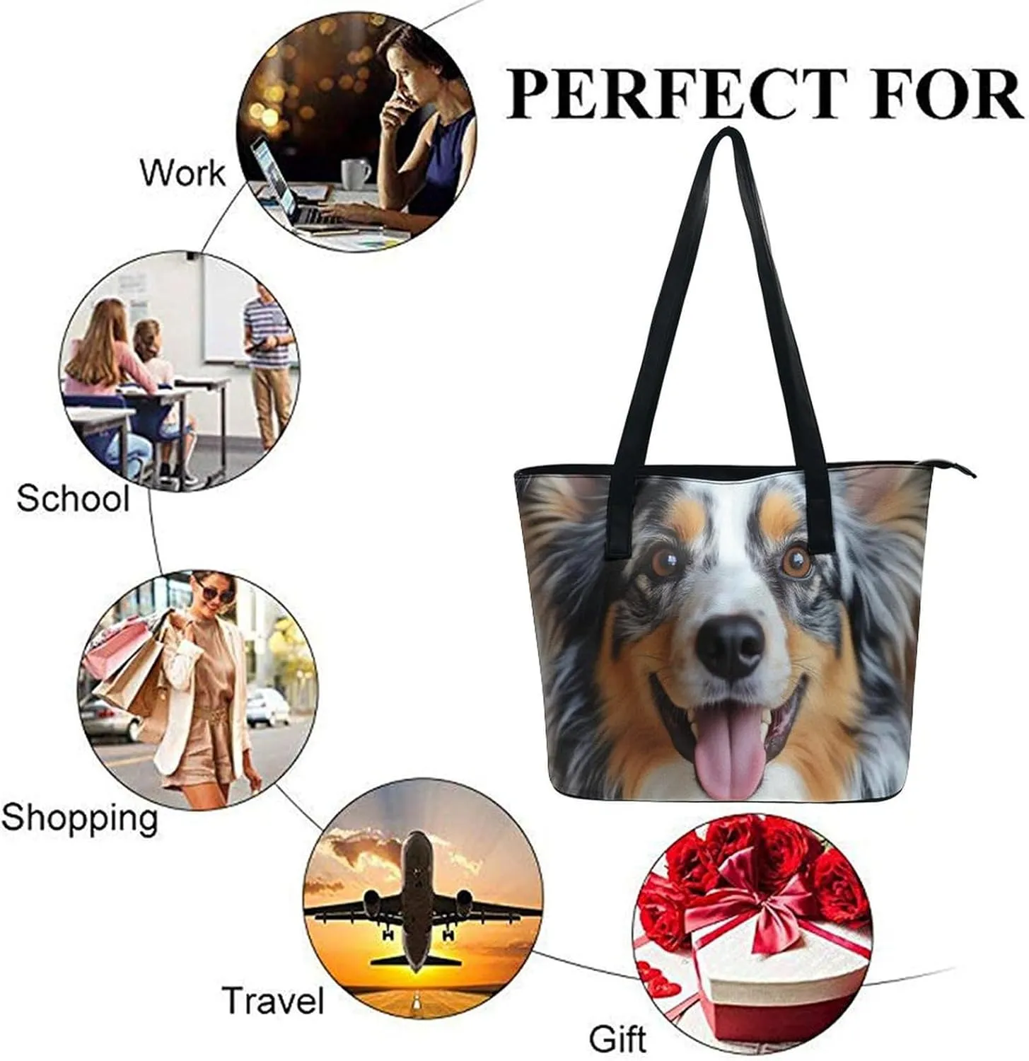 Women's Shoulder Hand Bag Tote Handbags Shopping Casual Travel Bag