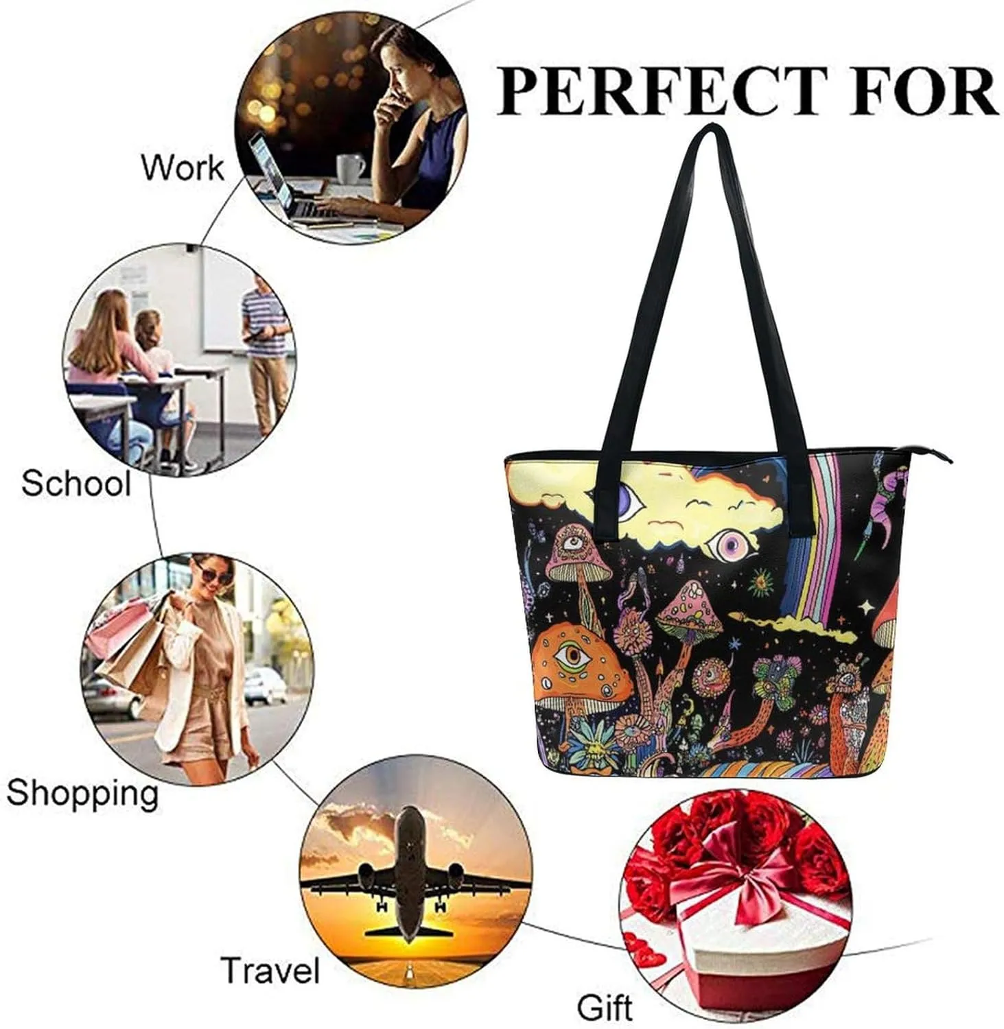 Women's Shoulder Hand Bag Tote Handbags Shopping Casual Travel Bag