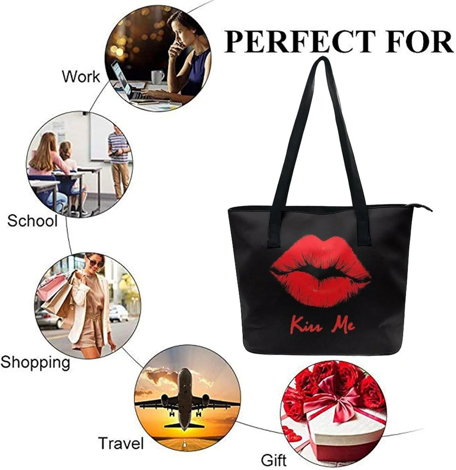 Womens Tote Laptop Bag Stylish Work Bag Travel Purse