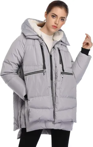 Women's Winter Thickened Down Jackets Long Down Coats Warm Parka with Hood