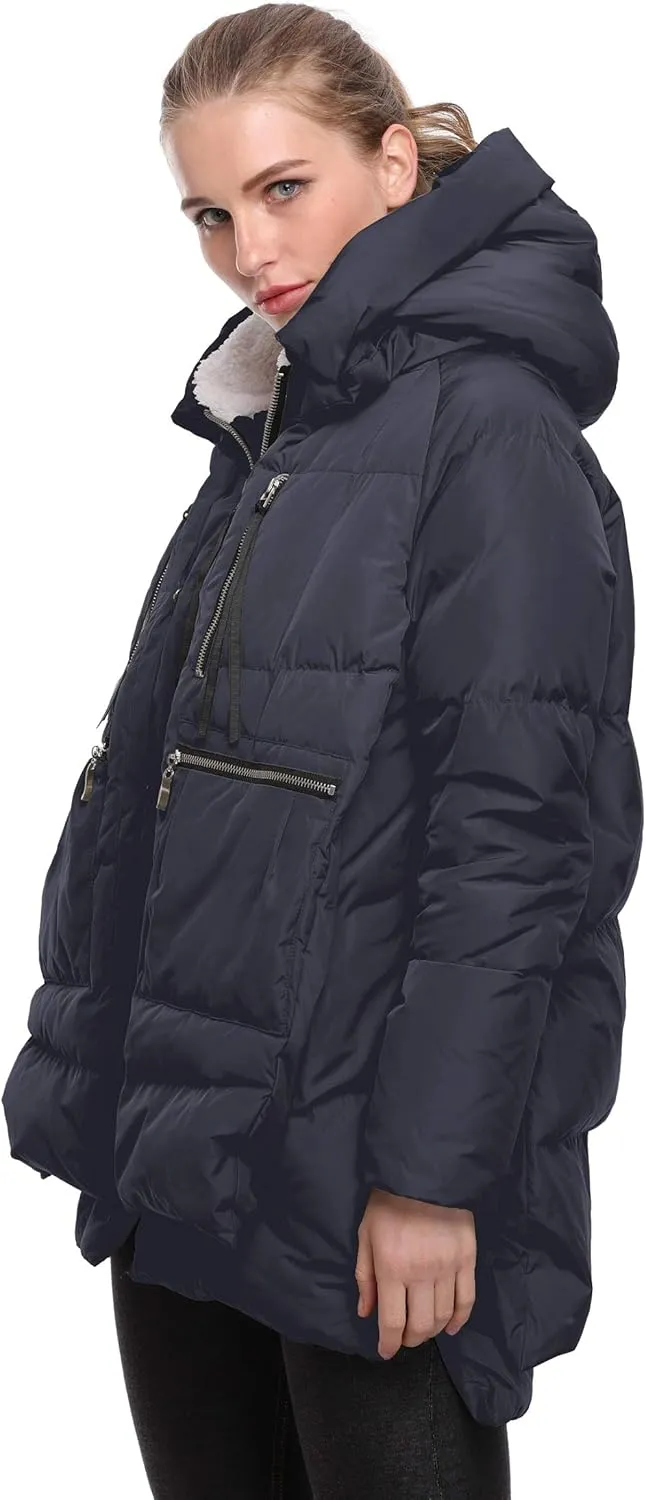 Women's Winter Thickened Down Jackets Long Down Coats Warm Parka with Hood