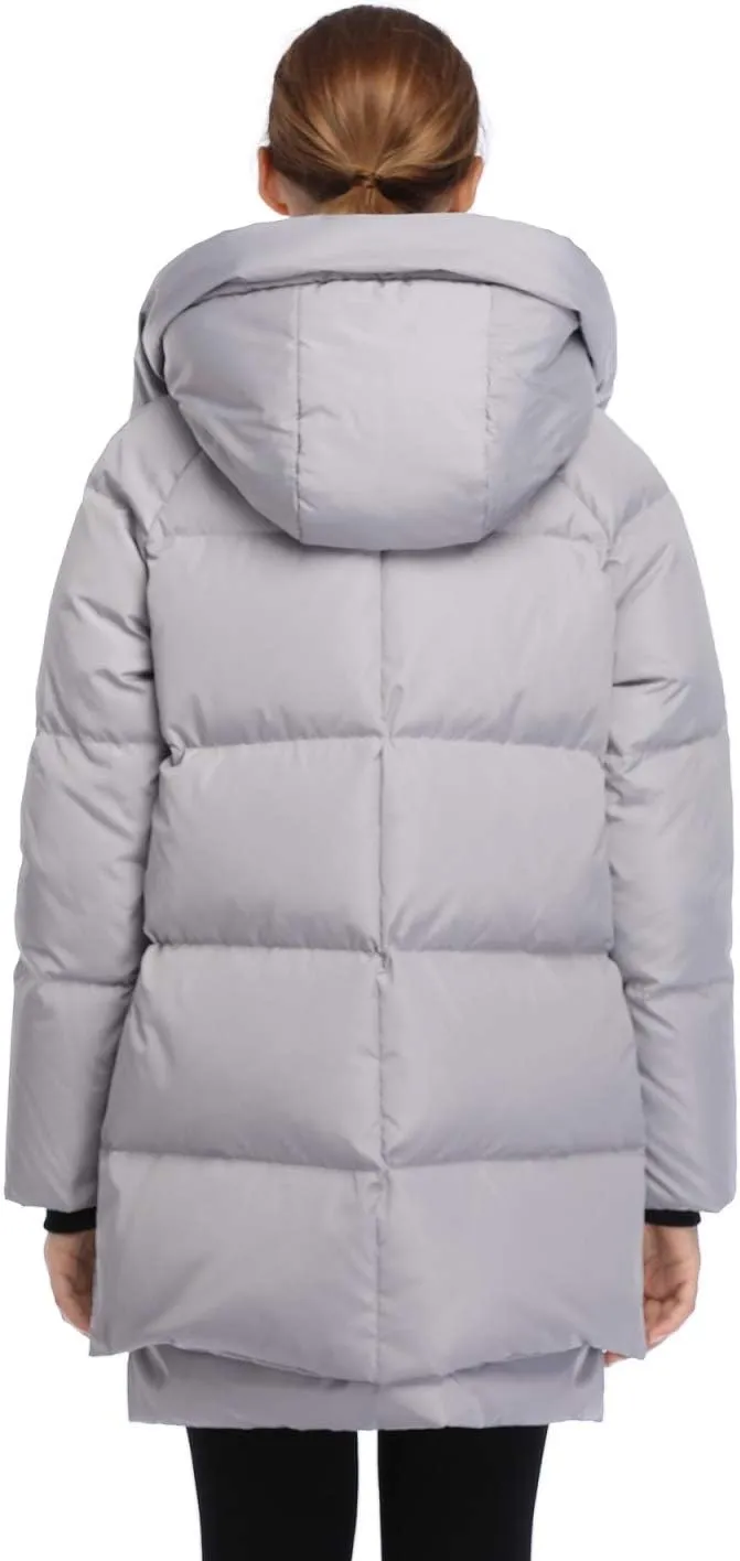 Women's Winter Thickened Down Jackets Long Down Coats Warm Parka with Hood