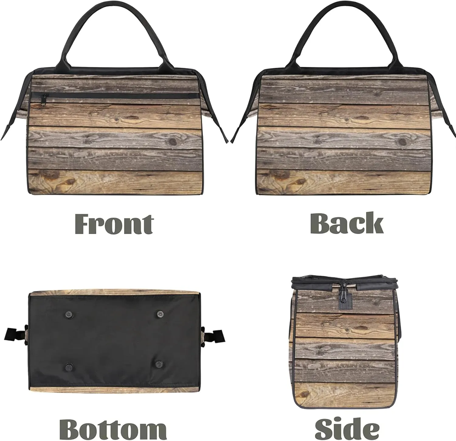 Wood Texture Abstract Modern Travel Duffel Bag Gym Tote Bag for Women Men Waterproof Weekend Overnight Bag Carry On Tote Luggage with Pocket Personal Item Bags Sports Bag fit Travel Sports Gym Yoga