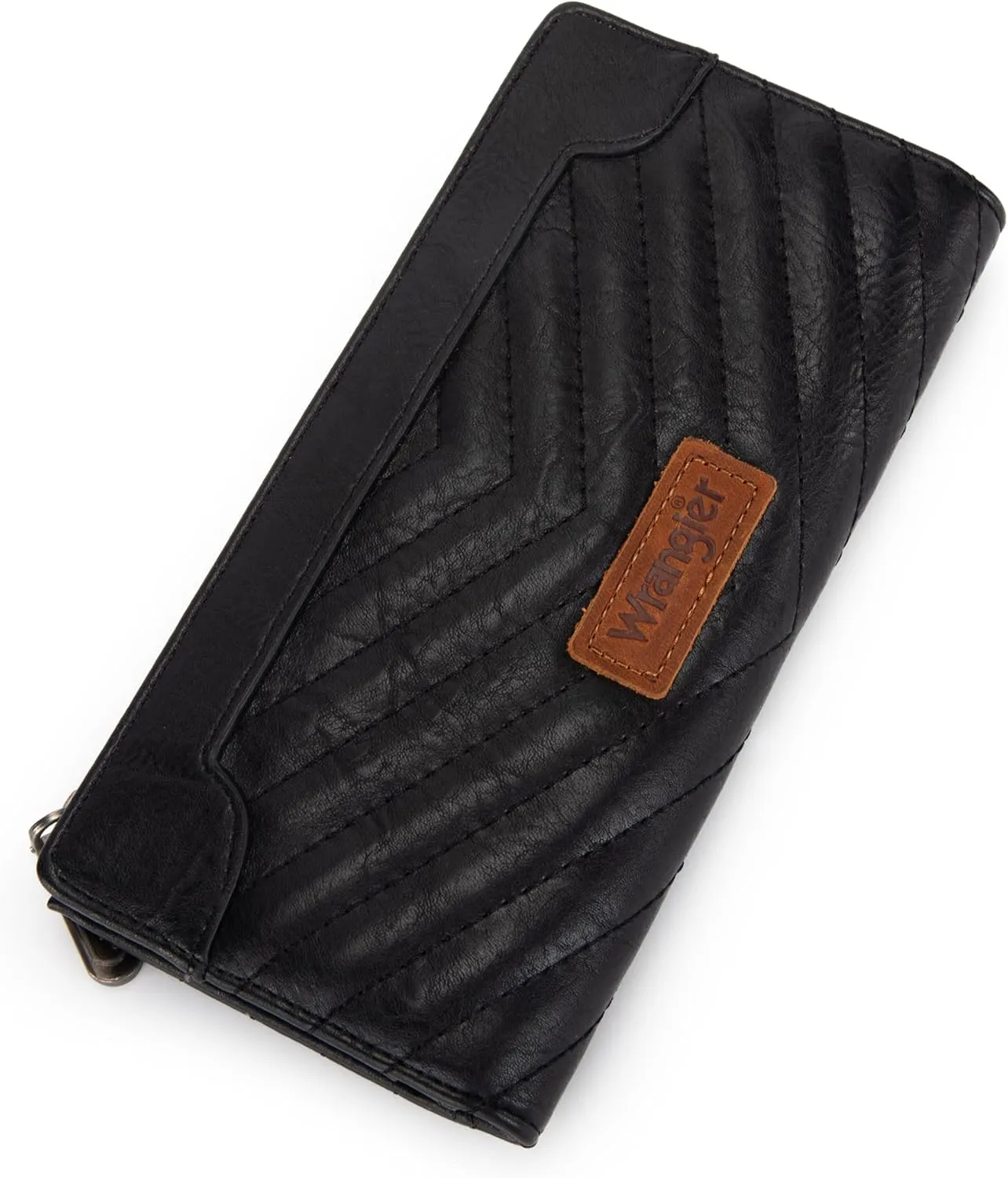 Wrangler Minimalist Wallet for Women Credit Card Wallet Ladies Travel Wallets Black Wallets for Womens Monederos de Mujer Card Cases & Money Organizers with Smooth Zippers for Women Men
