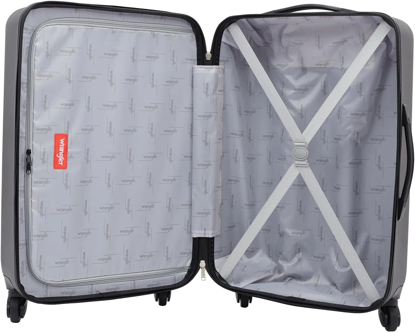 Wrangler Quest Luggage Set, Black, 3 Piece (30"/26"/22")