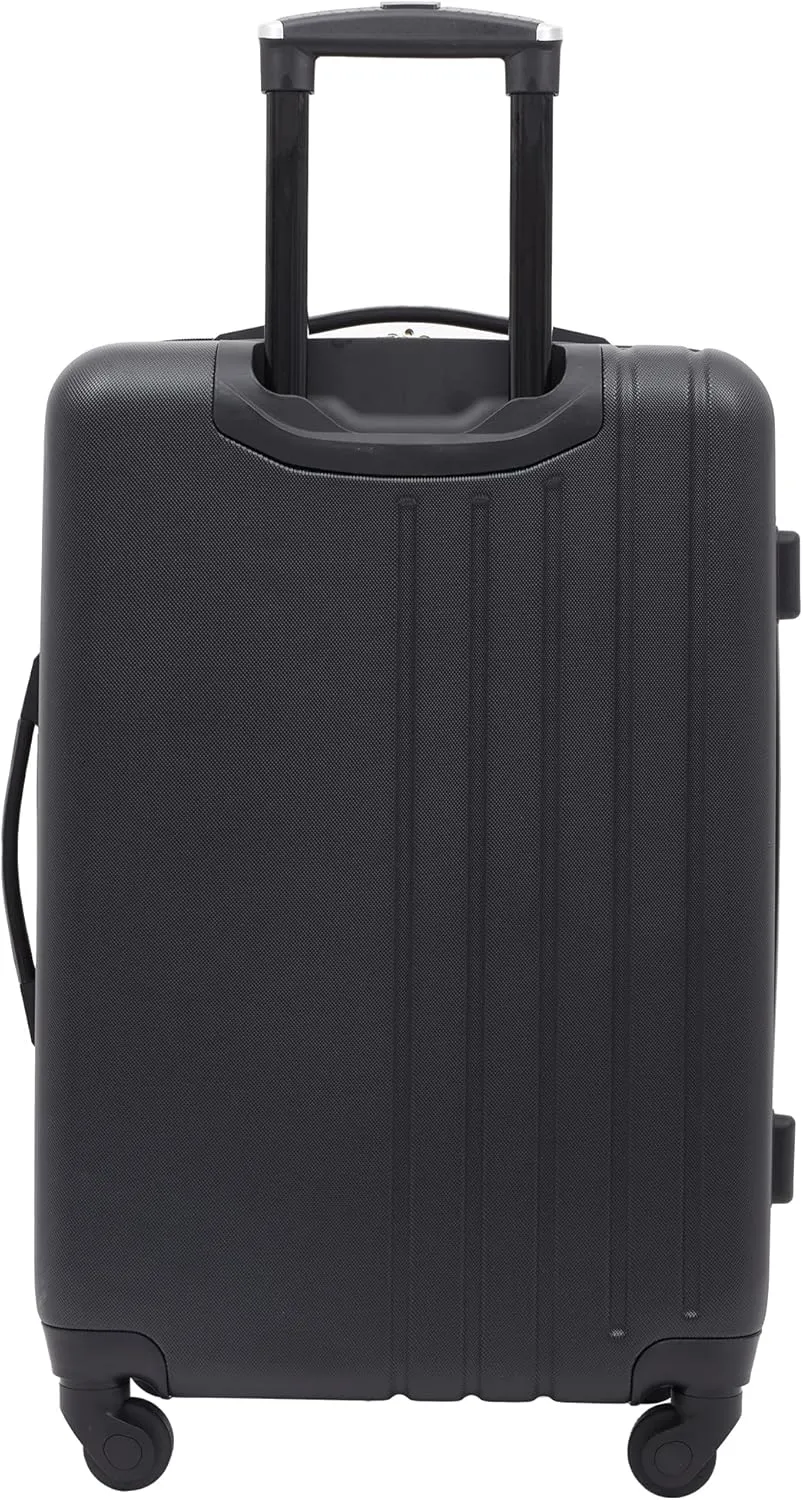 Wrangler Quest Luggage Set, Black, 3 Piece (30"/26"/22")
