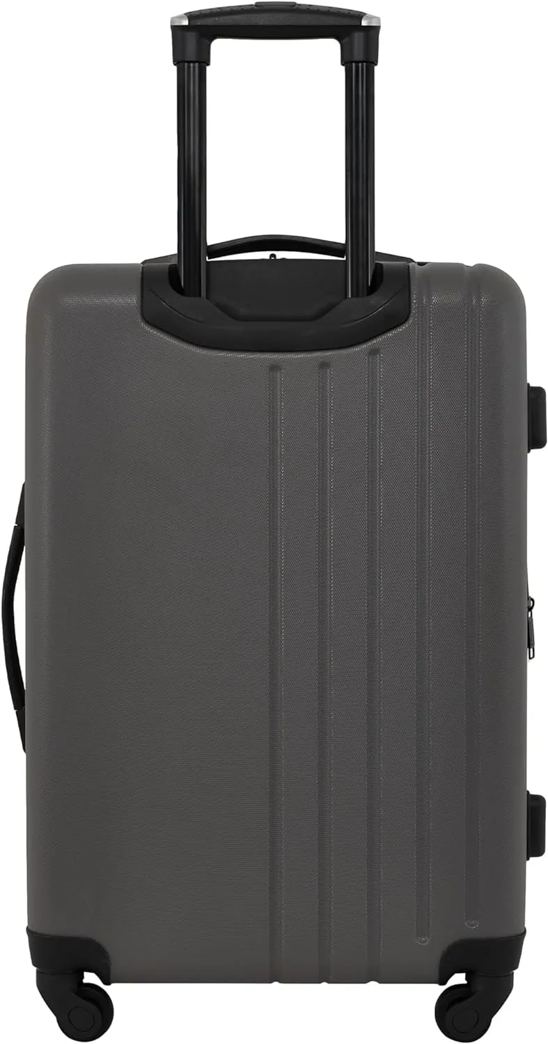 Wrangler Quest Luggage Set, Granite Gray, 3 Piece (28"/24"/20")