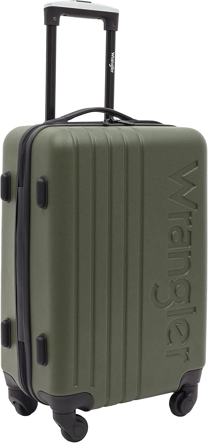 Wrangler Quest Luggage Set, Olive Green, 3 Piece (30"/26"/22")
