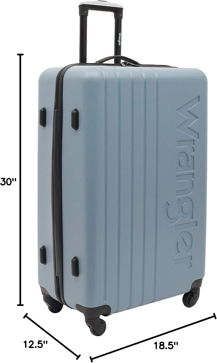 Wrangler Quest Luggage Set, Winter Sky, 2 Piece (30"/22")