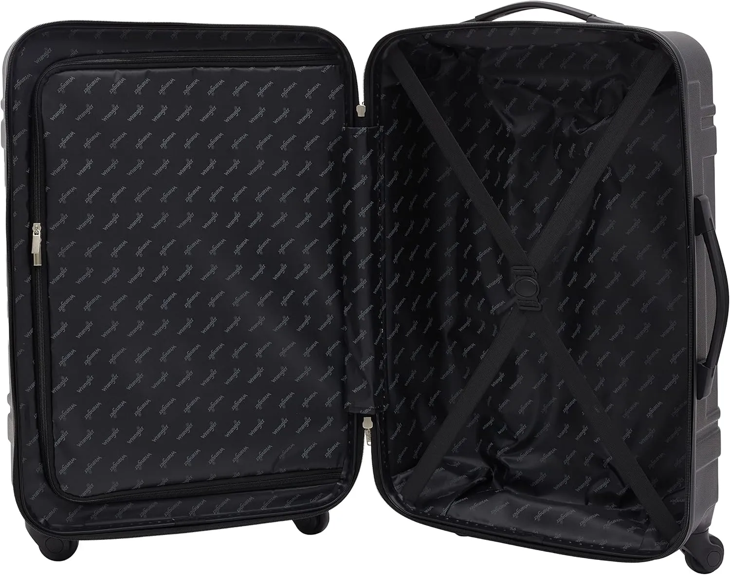 Wrangler Venture Luggage and Travel, Black, 7-Piece Set