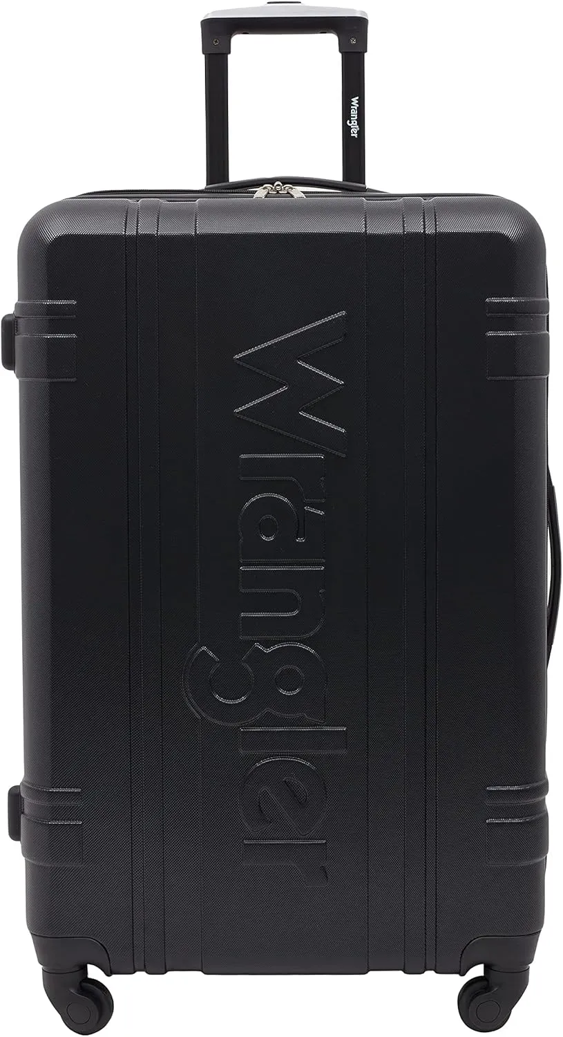 Wrangler Venture Luggage and Travel, Black, 7-Piece Set