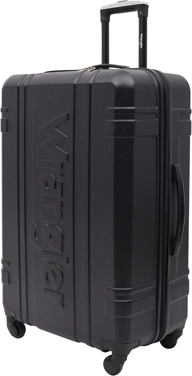 Wrangler Venture Luggage and Travel, Black, 7-Piece Set