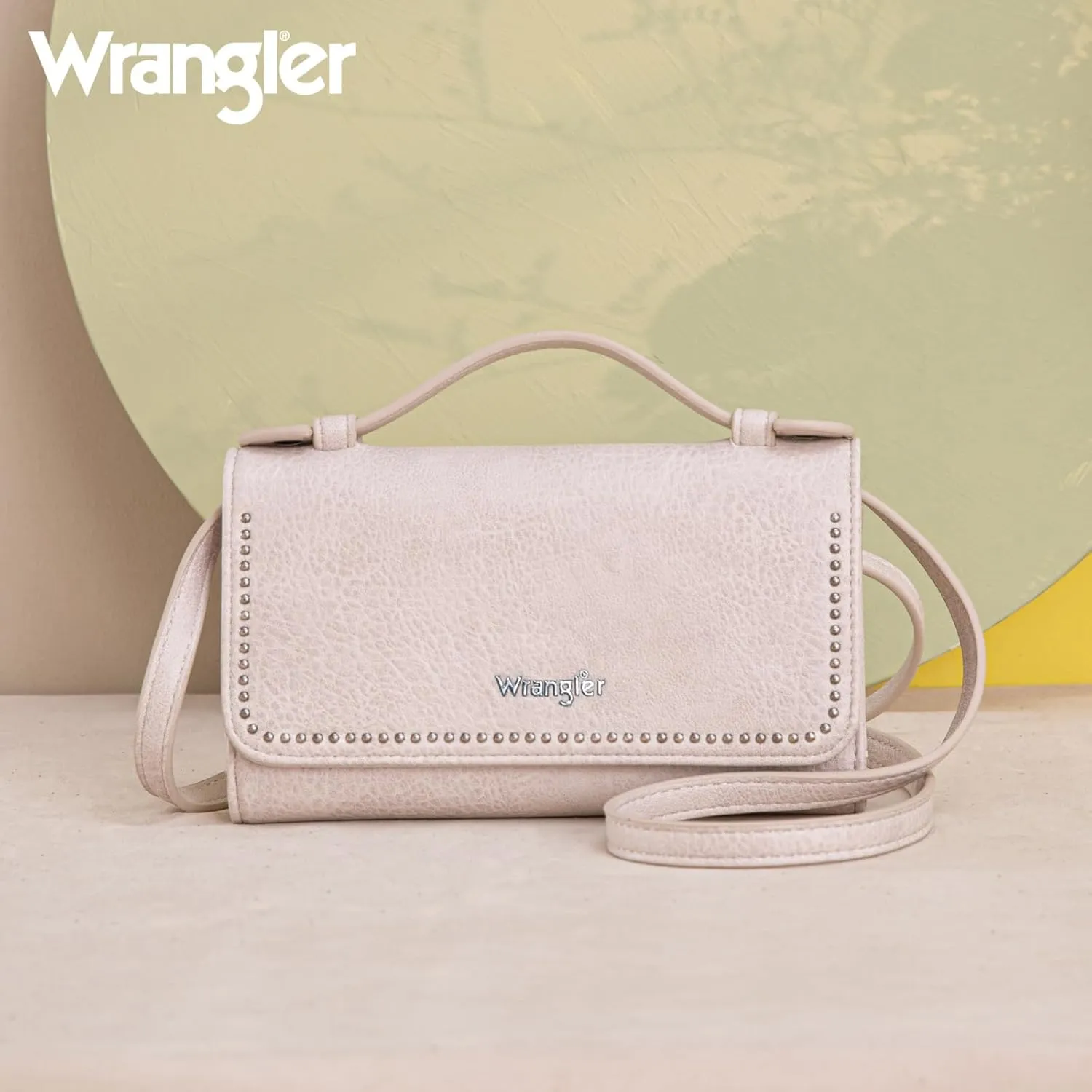 Wrangler Womens Wallet Trifold Clutch Wallets for Girls Ladies RFID Blocking Western Wallet with Coin Purse and Zipper Ideal Gift