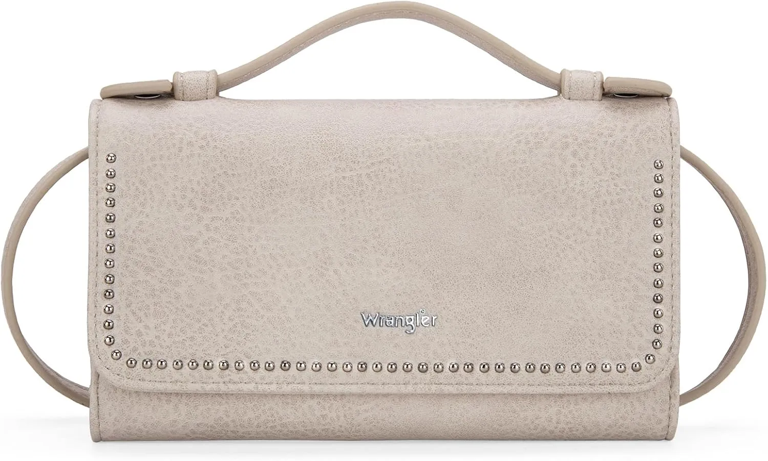 Wrangler Womens Wallet Trifold Clutch Wallets for Girls Ladies RFID Blocking Western Wallet with Coin Purse and Zipper Ideal Gift
