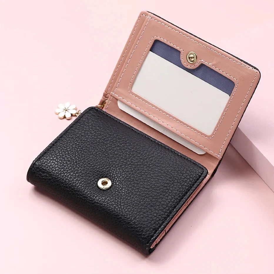 WW205 - Flower Tassel Short Wallet