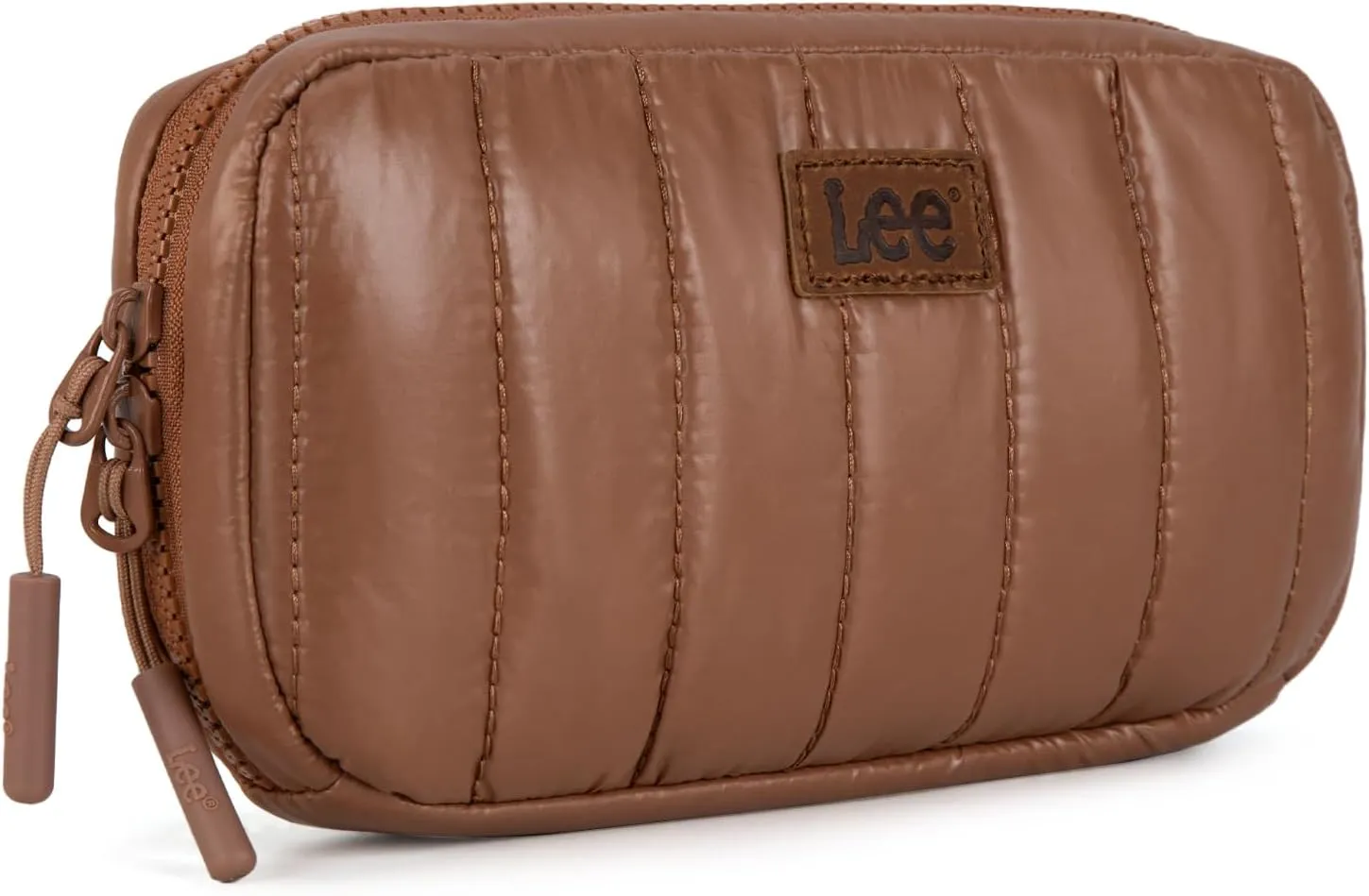 x Lee Dual Wristlet Wallets for Women, Puffer Crossbody Wallets Purse with Phone Pocket & Zipper Closure