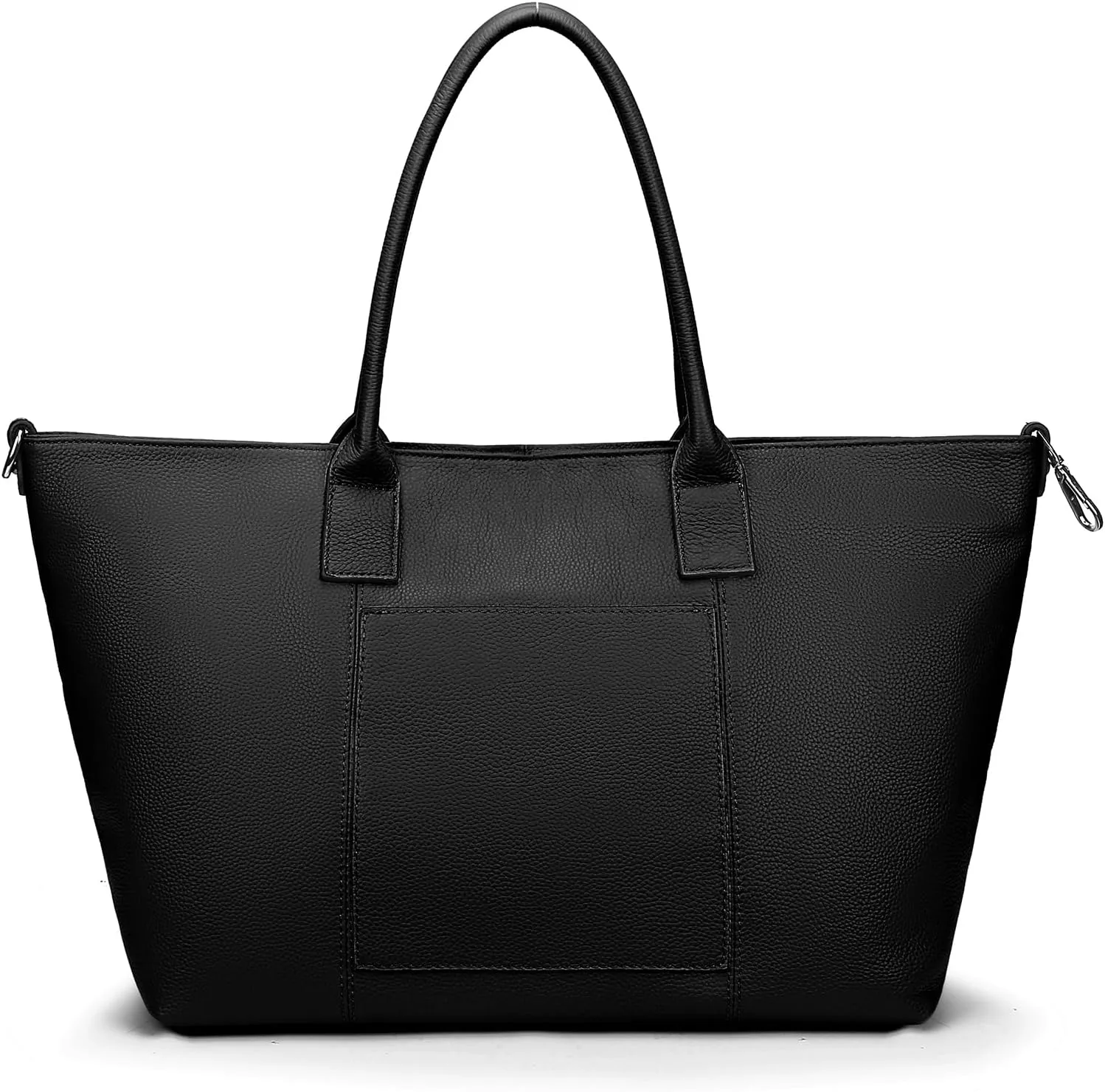 YALUXE Women's Genuine Leather Tote Bags 13 inch Laptop Holder Handbag Shoulder Bag