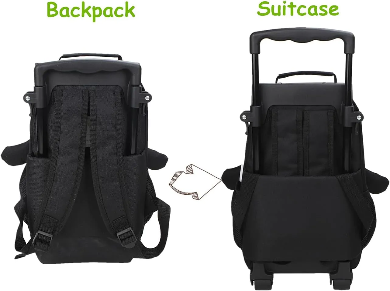 Yodo 3-Way Kids Suitcase Luggage or Toddler Rolling Backpack with wheels