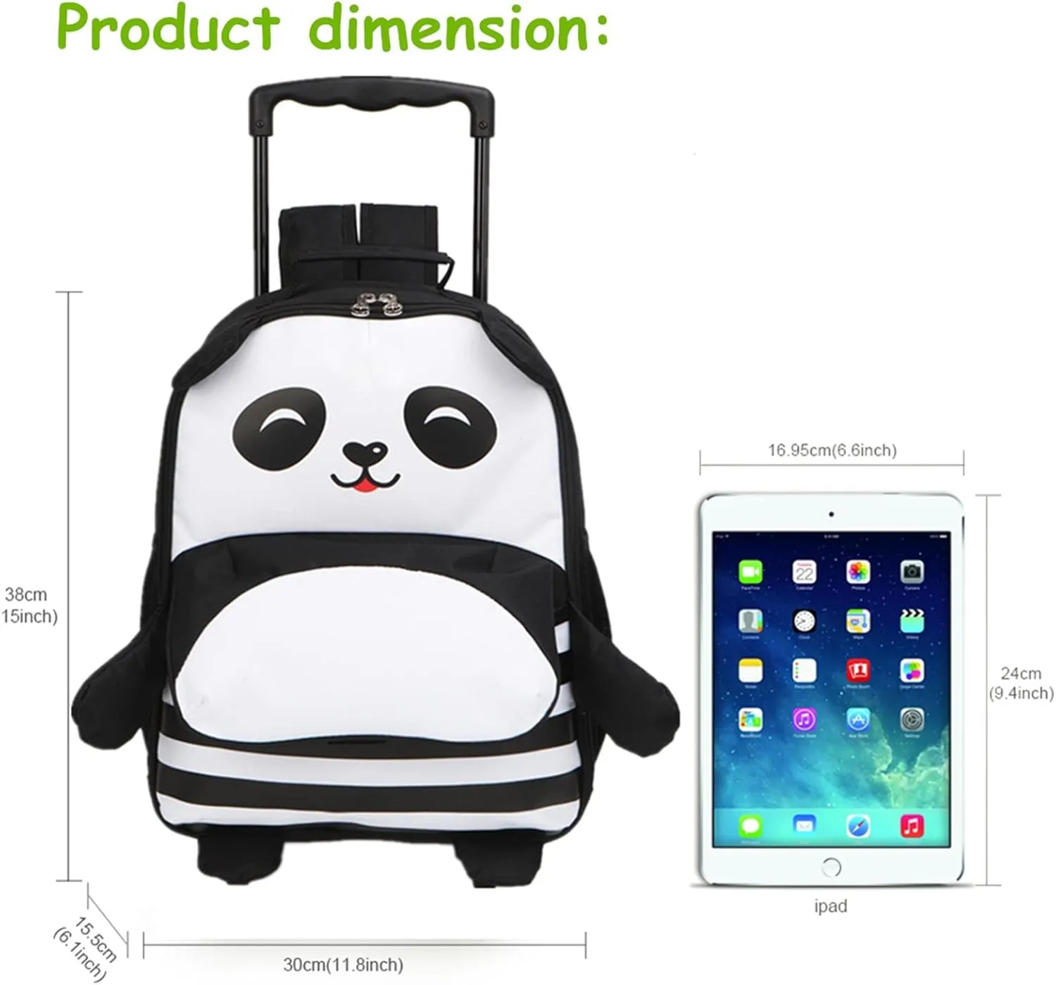 Yodo 3-Way Kids Suitcase Luggage or Toddler Rolling Backpack with wheels
