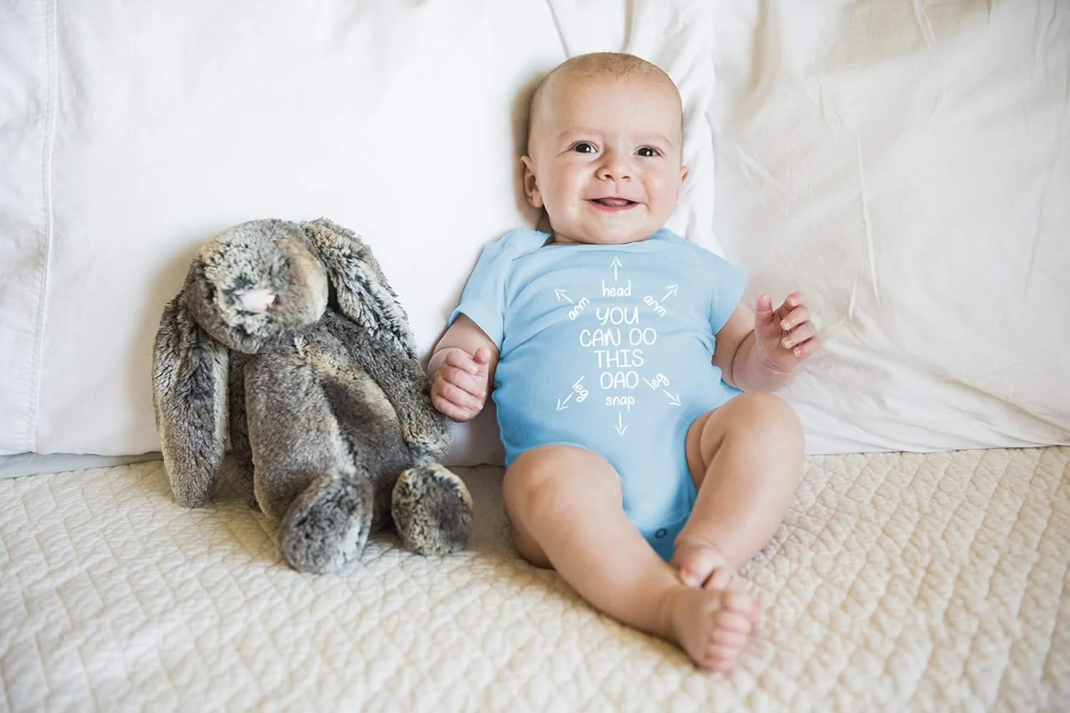 You Can Do This Dad - Funny Baby Essentials Bodysuit - Cute Baby Girl Clothes Newborn Boy Outfit