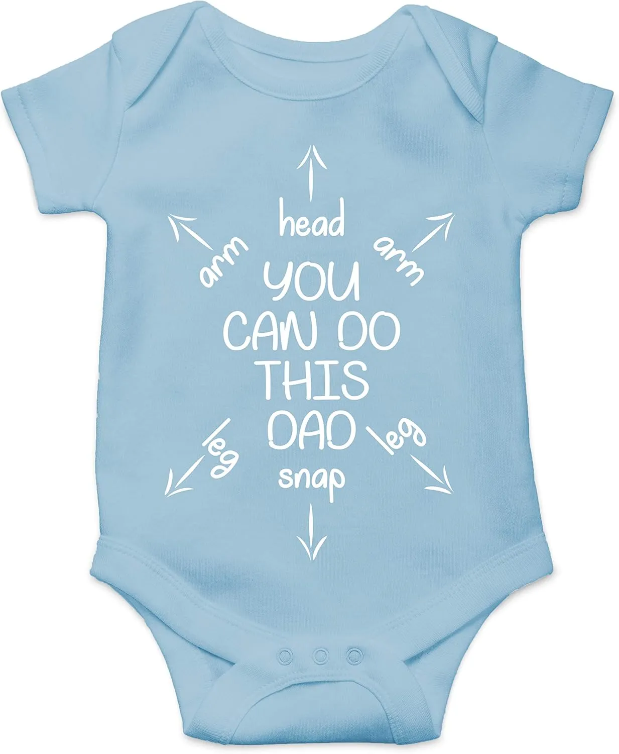 You Can Do This Dad - Funny Baby Essentials Bodysuit - Cute Baby Girl Clothes Newborn Boy Outfit