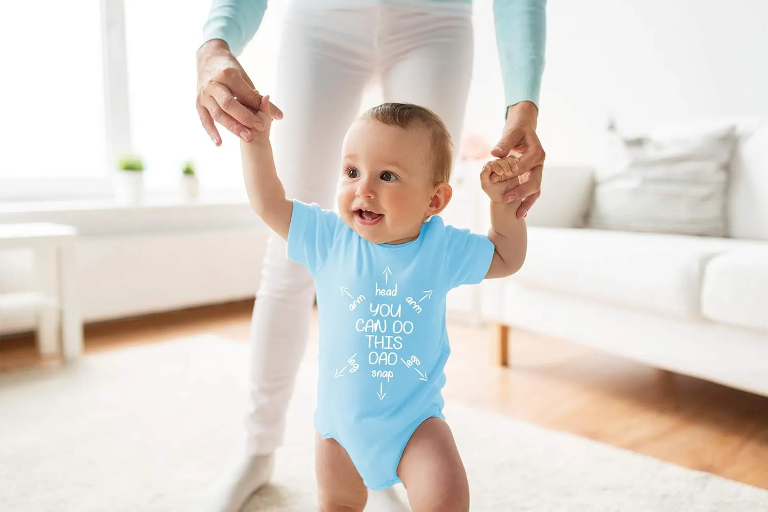 You Can Do This Dad - Funny Baby Essentials Bodysuit - Cute Baby Girl Clothes Newborn Boy Outfit