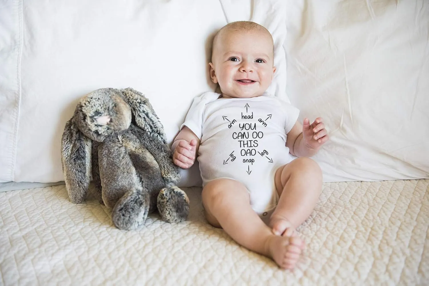 You Can Do This Dad - Funny Baby Essentials Bodysuit - Cute Baby Girl Clothes Newborn Boy Outfit