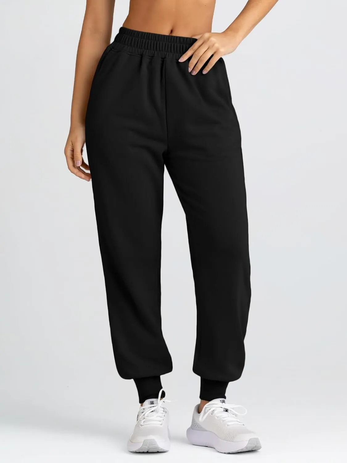 Yovela Sweatpants Women Baggy High Waisted Sweat Pants Fall Clothes Casual Joggers Y2k Aesthetic Warm Trousers with Pockets