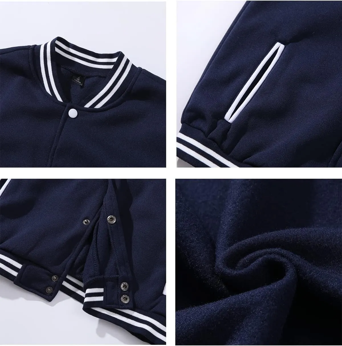 Yuji Itadori Women Varsity Jacket Baseball Lightweight Outwear Fleece Coat Button Down Clothes