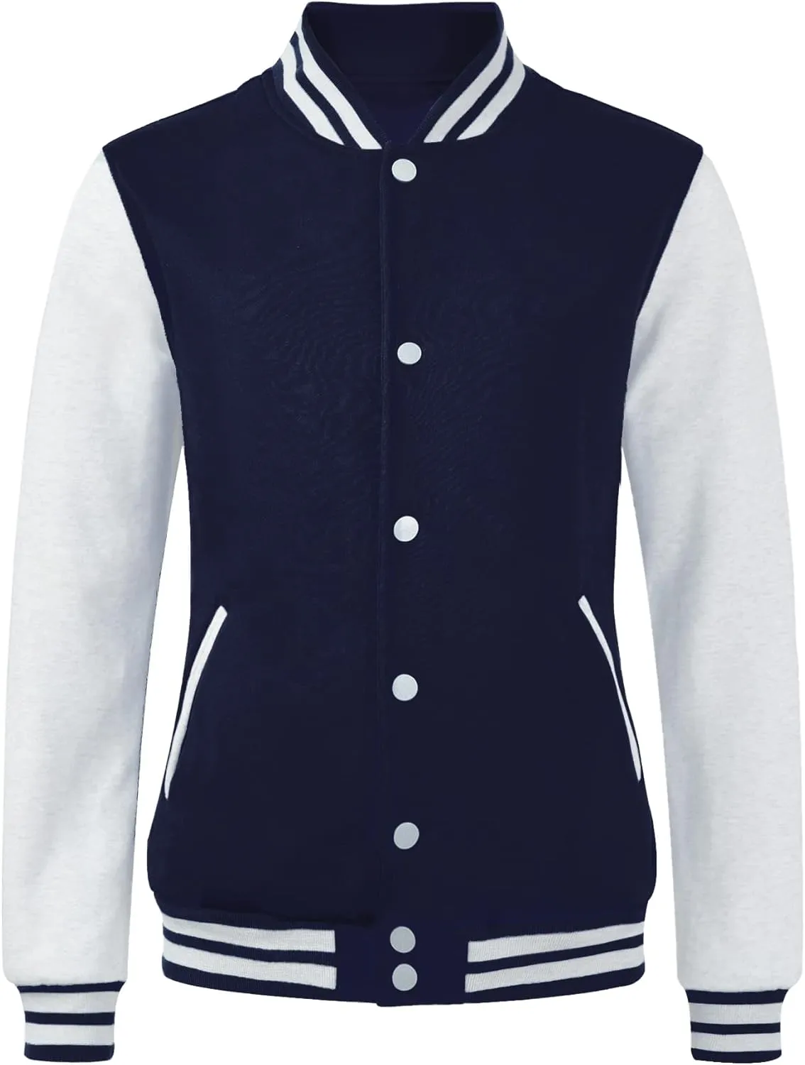 Yuji Itadori Women Varsity Jacket Baseball Lightweight Outwear Fleece Coat Button Down Clothes