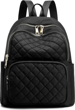 zhongningyifeng Backpack Purse for Women Small Rucksack Fashion Mini Daypack Shoulder Bag Ladies (black2)
